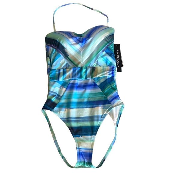 La blanca halter / strapless one piece swimsuit - Picture 2 of 13